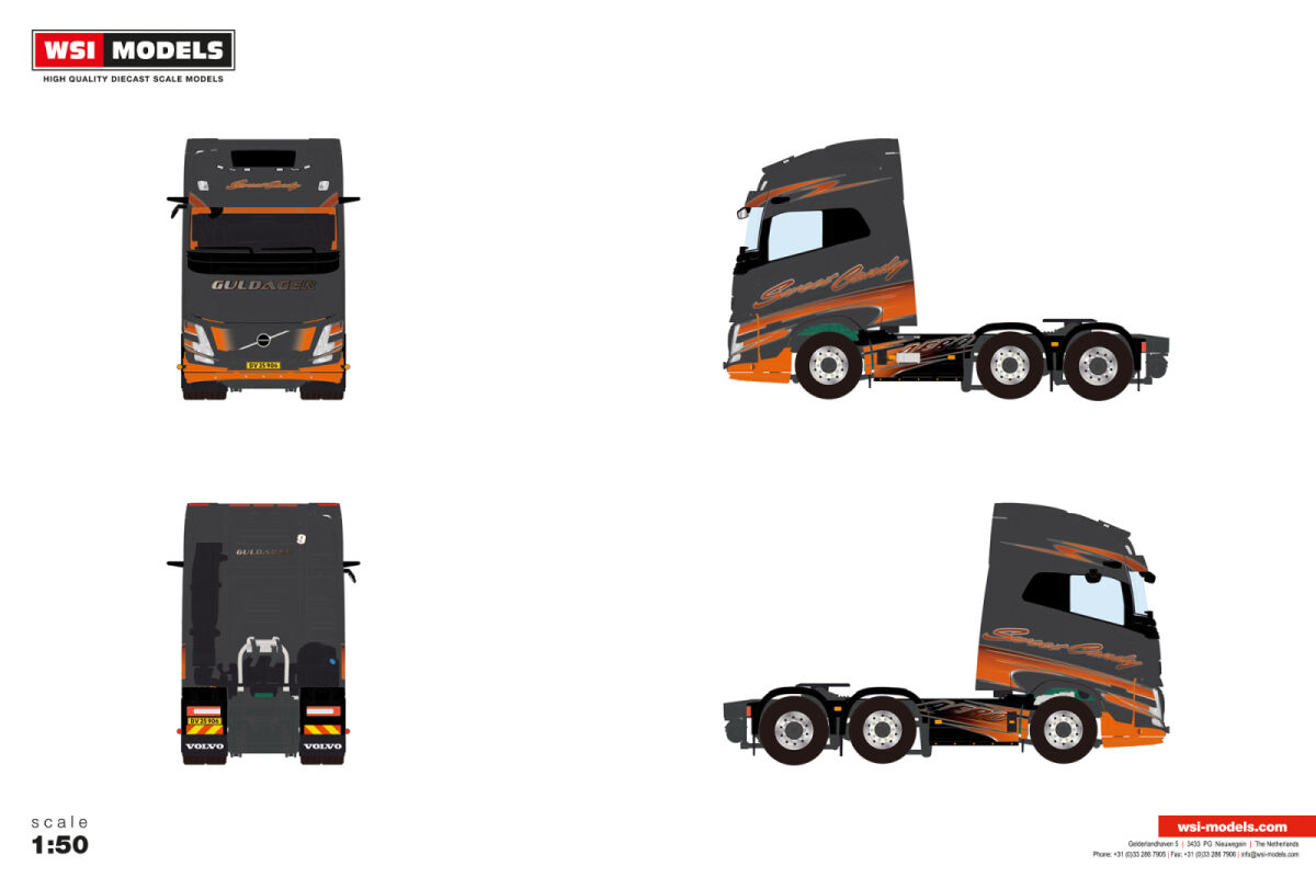 01-4769 - WSI - Volvo FH AERO GL XL Solozugmaschine "GULDAGER"